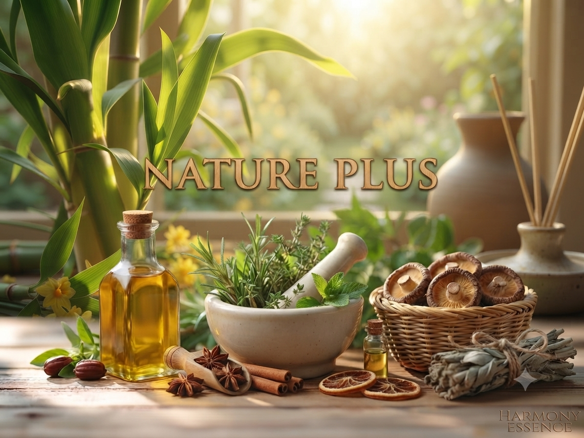 NaturePlus essential oil banner